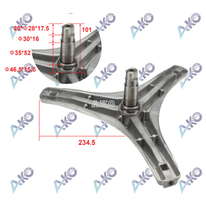 شفت کرال ضخيم کونيک AKO (6/7)